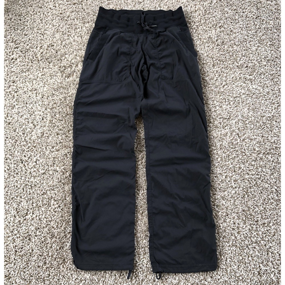 Lululemon Dance Studio Pants Womens Size 6 Black Lightweight Gym Yoga LW5CFWR